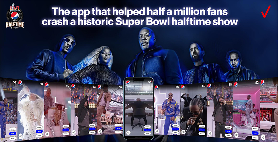 Verizon Pepsi Halftime Ultra Pass - The Webby Awards