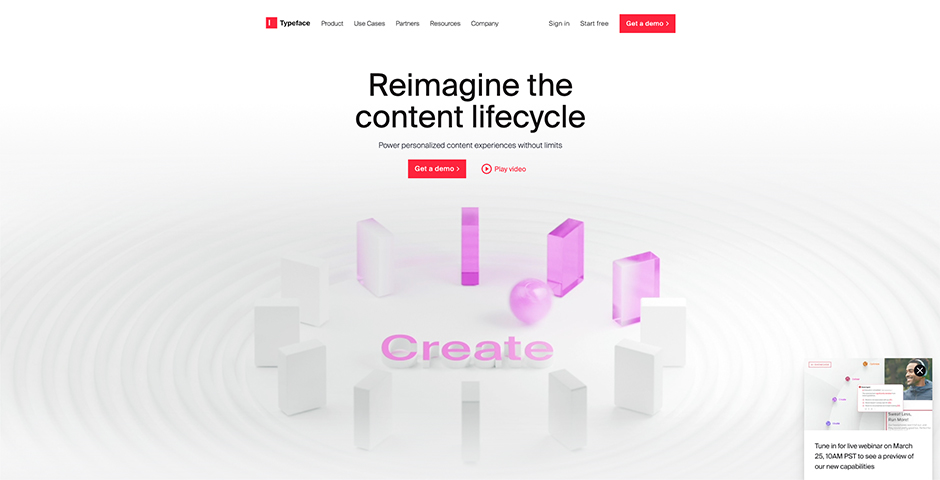 Typeface | Webby Winner, Nominee | 2025 The Webby Awards