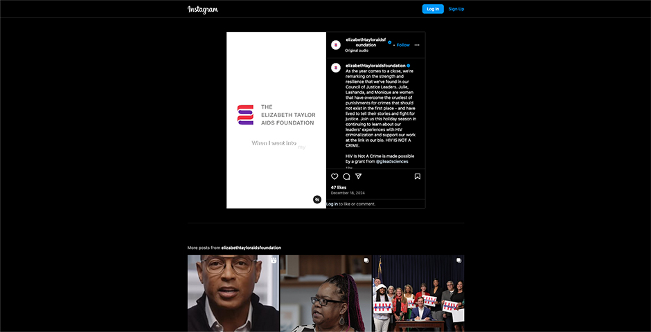 HIV IS NOT A CRIME’S True (Not) Crime Stories | The Webby Awards