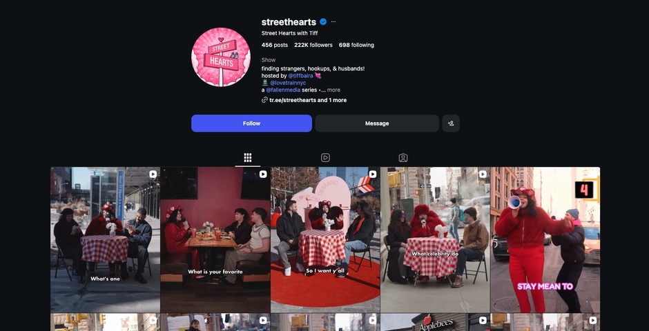 Street Hearts with Tiff | Nominee | 2026 The Webby Awards