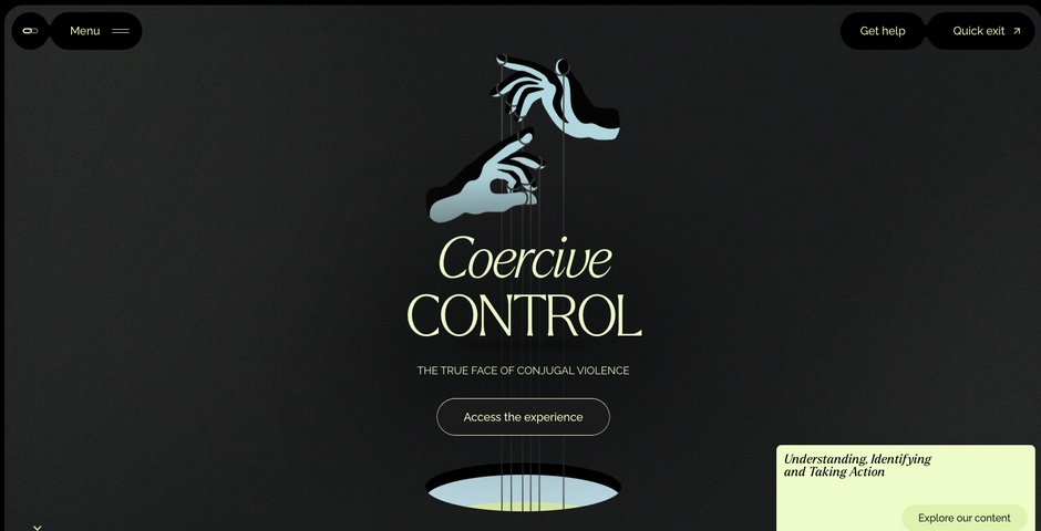 Coercive Control | Webby Winner, Nominee | 2026 The Webby Awards