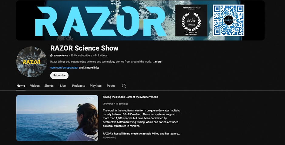 RAZOR Science Show | Nominee | 2026 The Webby Awards