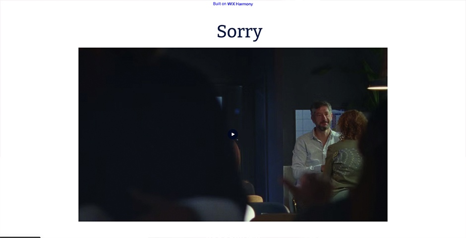 Sorry | The Webby Awards