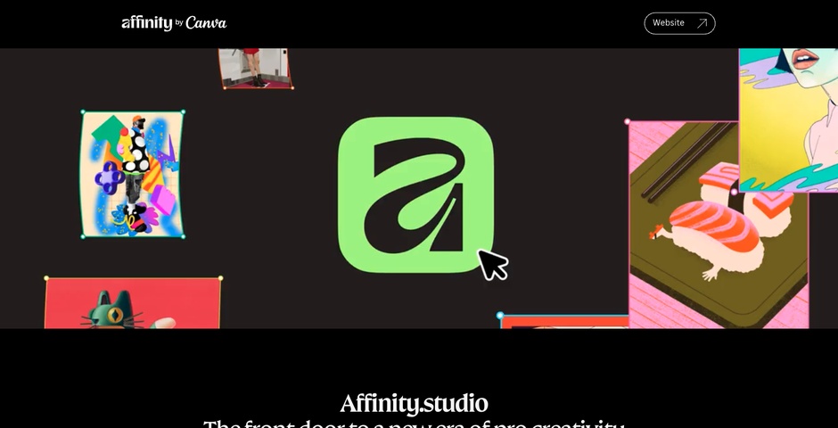 Affinity Studio Website | The Webby Awards