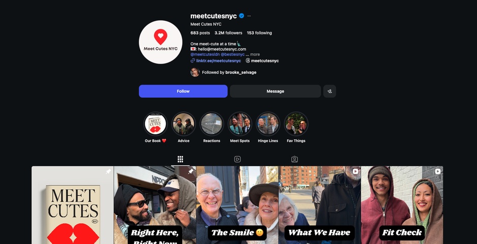 The @MeetCutesNYC Universe