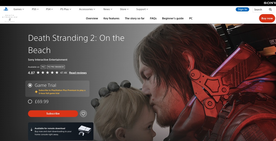 DEATH STRANDING 2: ON THE BEACH