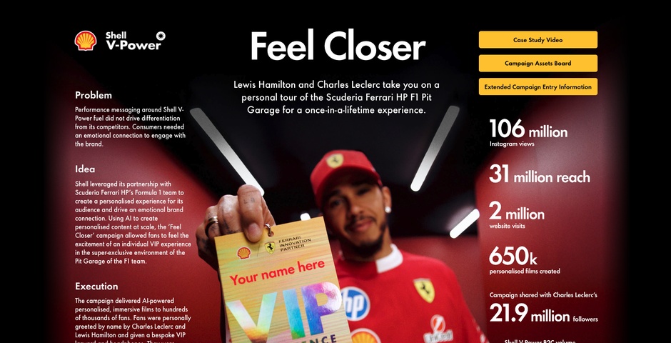 Feel Closer | The Webby Awards