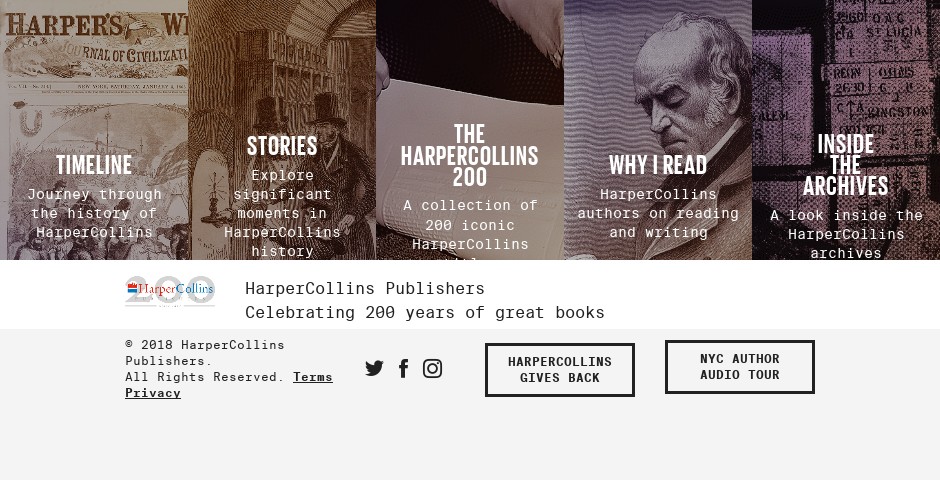 Nominee - HarperCollins 200th Anniversary