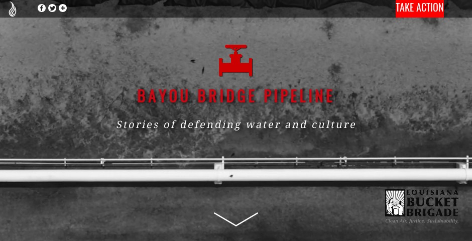 Nominee - Bayou Bridge Pipeline: Stories of defending water and culture