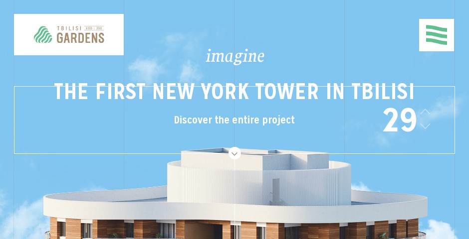 Webby Award Winner - Scrollable Skyscraper