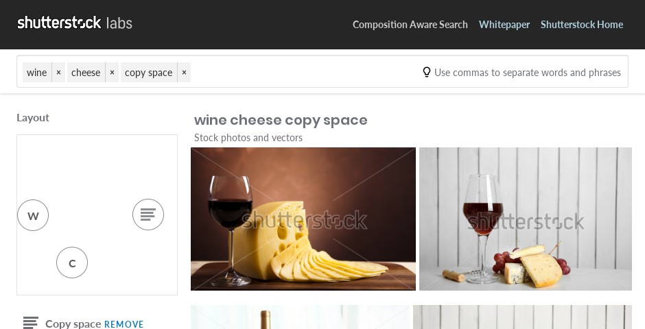Nominee - Composition Aware Search by Shutterstock