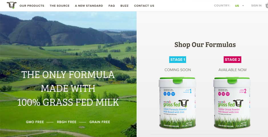 Nominee - Munchkin Grassfed Formula Subscription App