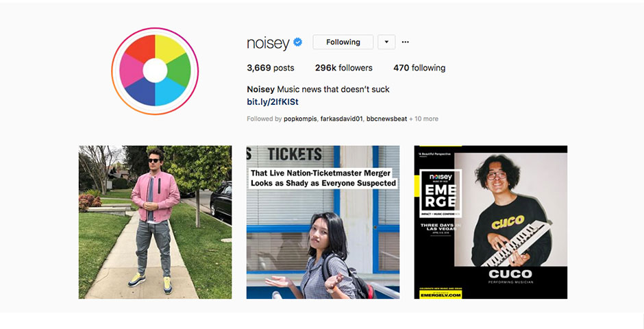 Webby Award Winner - Noisey
