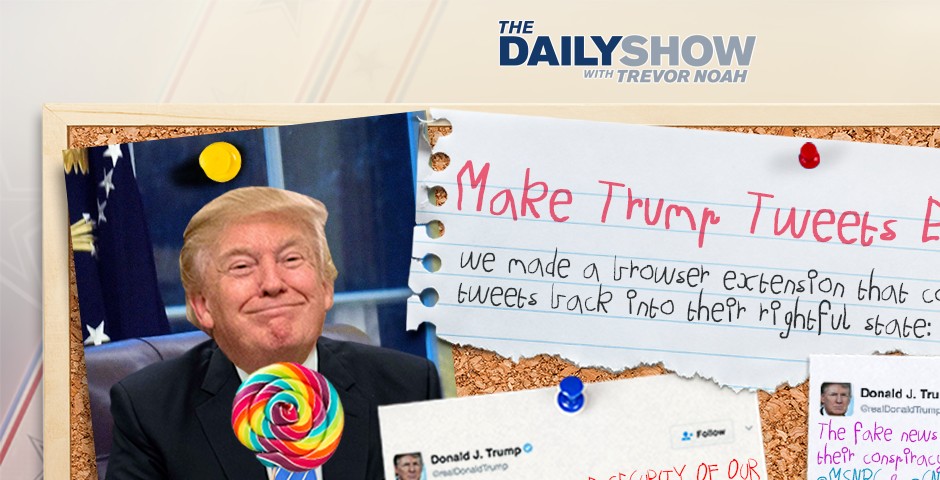 People's Voice - “The Daily Show”: Make Trump Tweets Eight Again