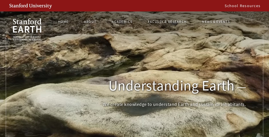 Nominee - Stanford Earth (Stanford School of Earth, Energy & Environmental Resources)