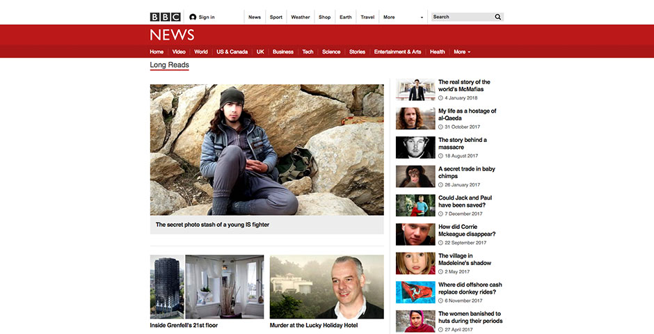 Nominee - BBC News – Longform