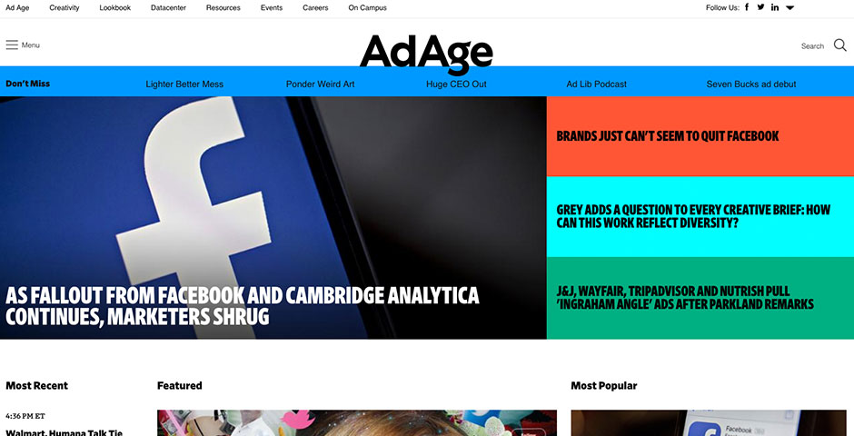 Nominee - Ad Age