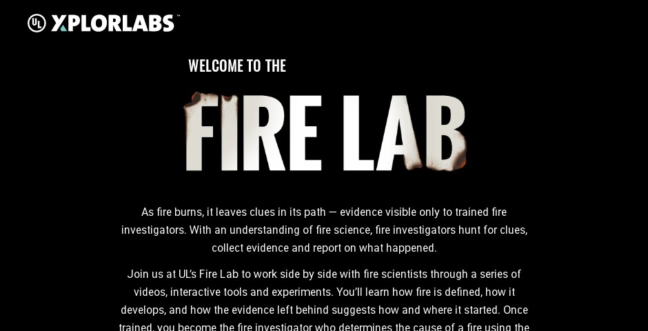 Nominee - UL XplorLabs: Fire Forensics Campaign