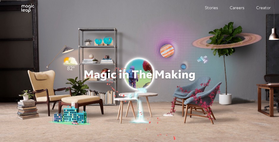 Nominee - Magic Leap Website