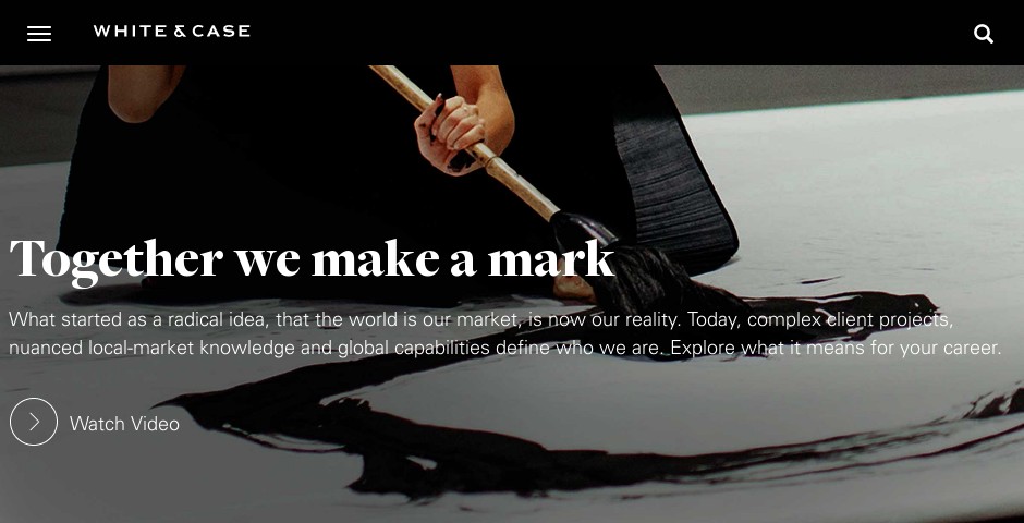 Nominee - White & Case Careers Website