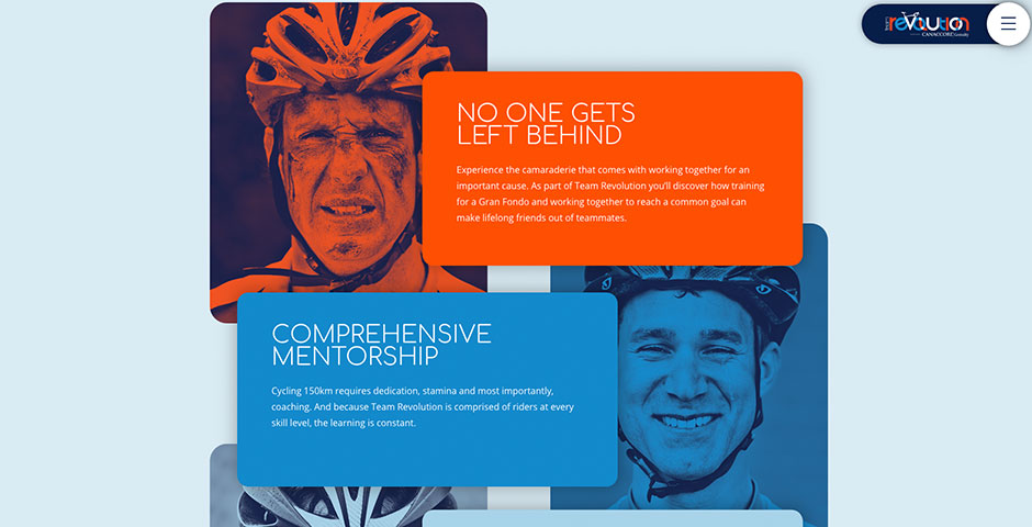 Nominee - Team Revolution Website