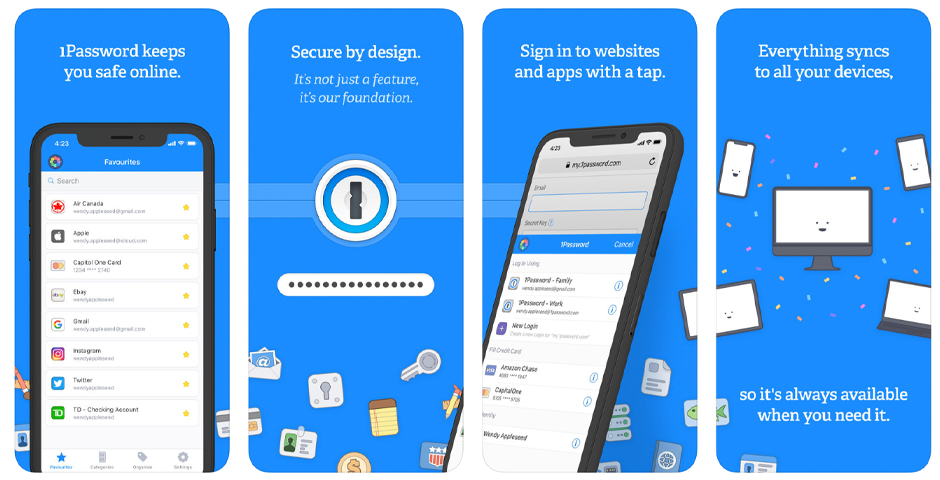 Webby Award Winner - 1Password for iOS