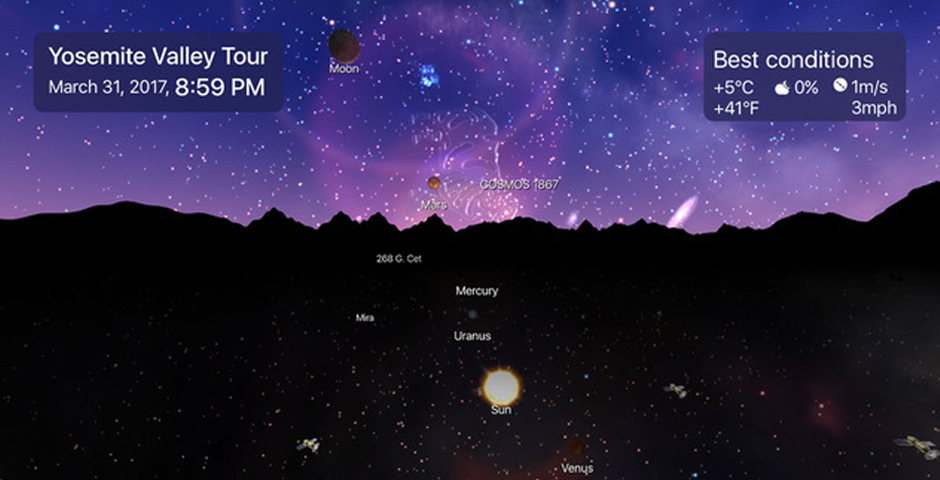 People's Voice / Webby Award Winner - Night Sky