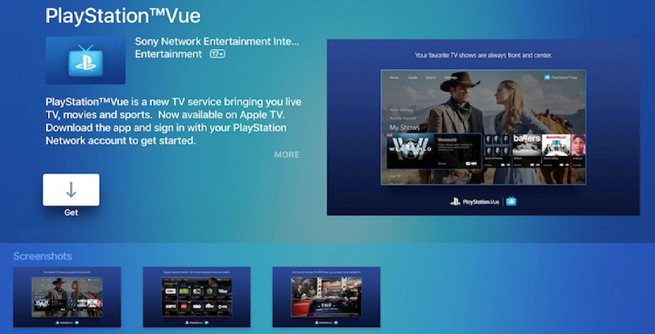 Nominee - PlayStation Vue