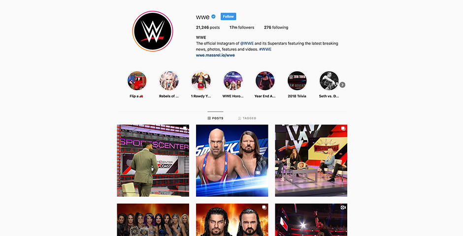 Nominee - WWE on Instagram