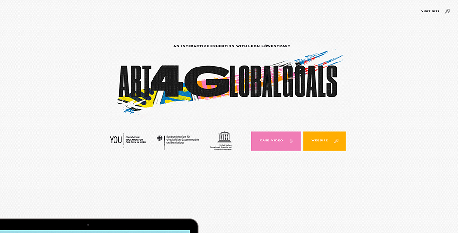 Webby Award Winner - Art4GlobalGoals