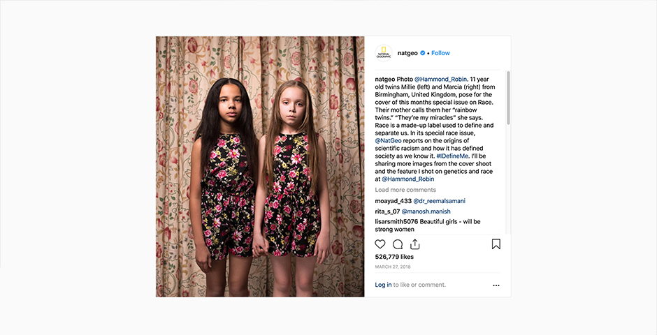 National Geographic’s Race Issue and #IDefineMe Campaign