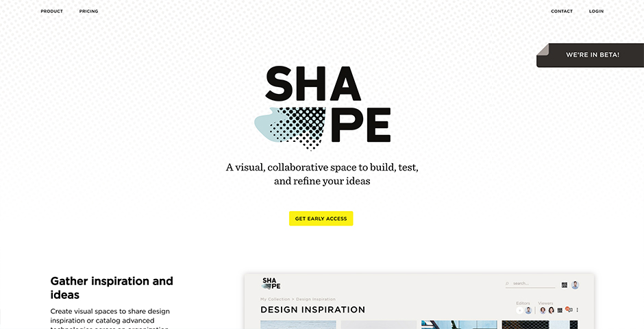 Nominee - Shape by IDEO: A visual, collaborative workspace to build, test, and refine your ideas