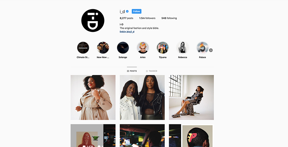 Webby Award Winner - i-D