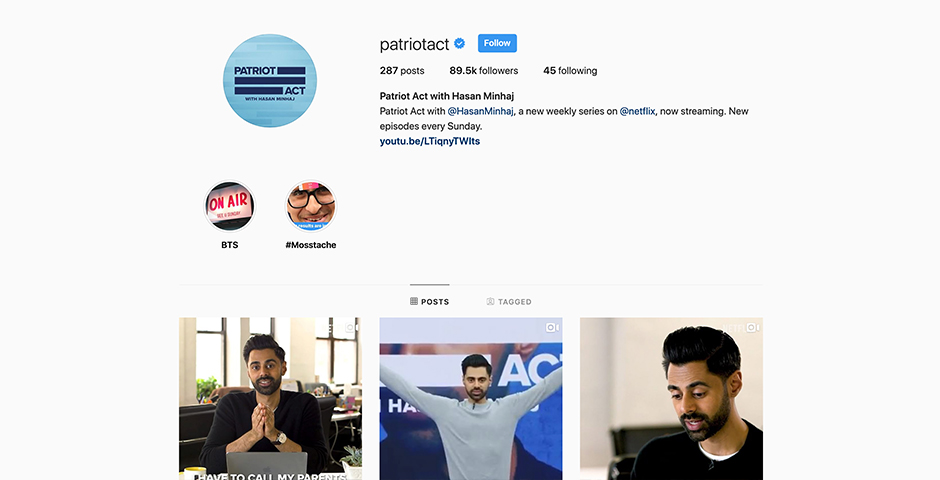 Nominee - Patriot Act with Hasan Minhaj