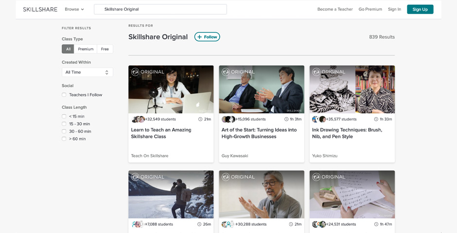 Webby Award Winner - Skillshare Originals
