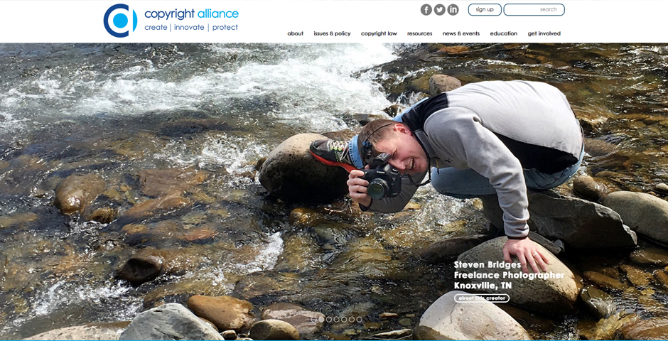 Honoree - Copyright Alliance Website