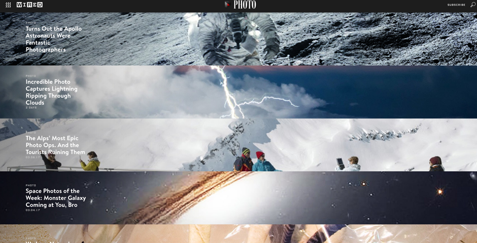 Nominee - WIRED Photo Site