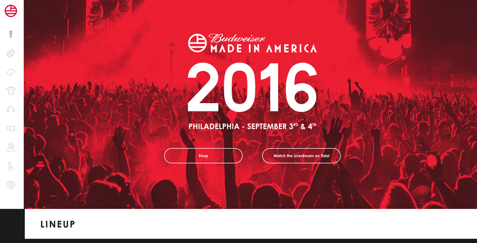 Nominee - Made in America Festival 2016