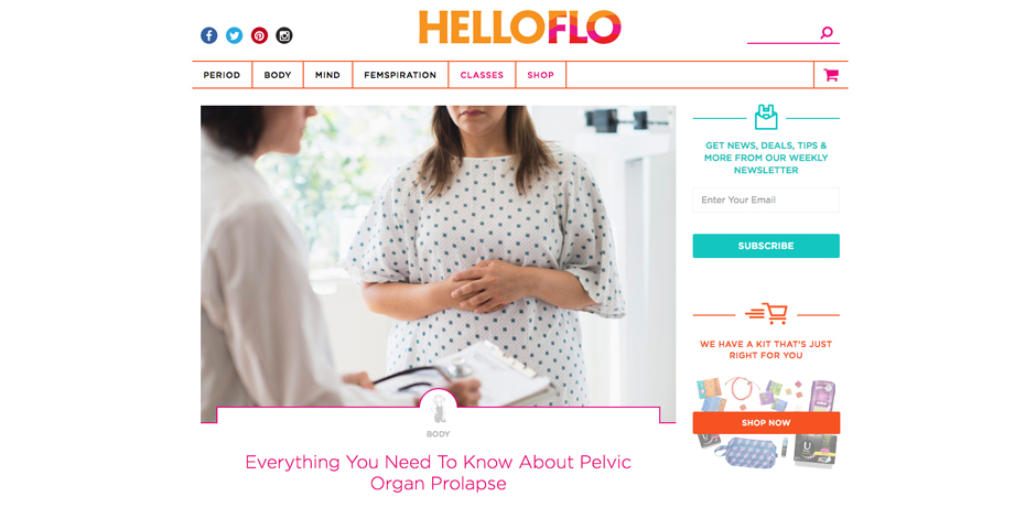 Webby Award Winner - HelloFlo