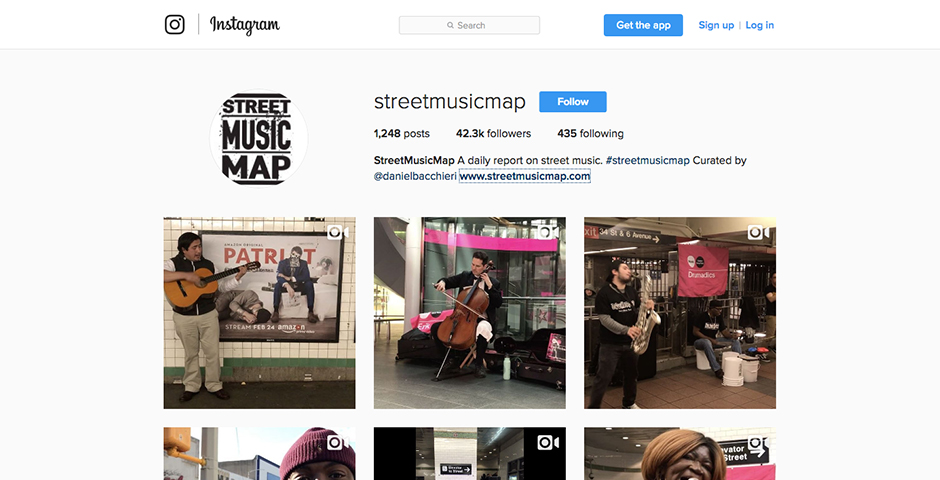 Nominee - StreetMusicMap Instagram