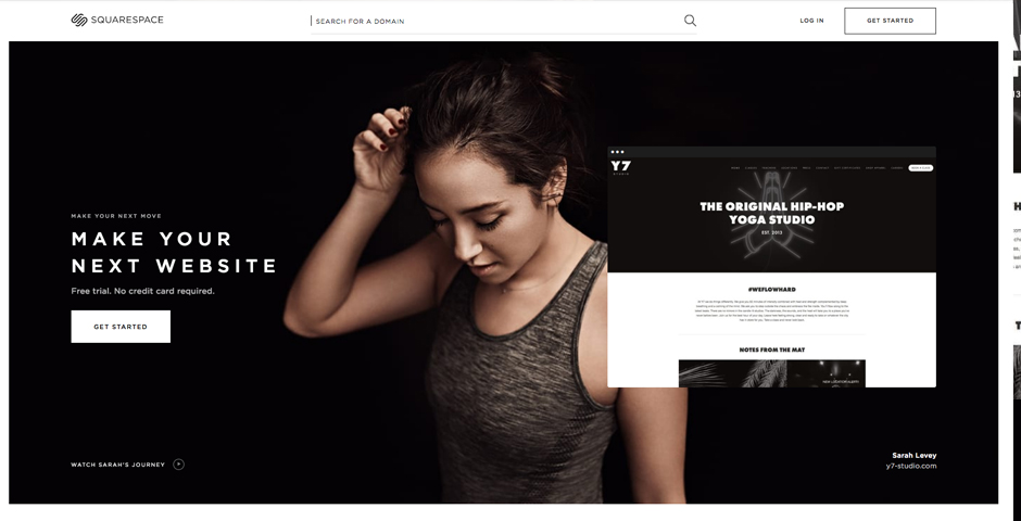 People's Voice / Webby Award Winner - Squarespace