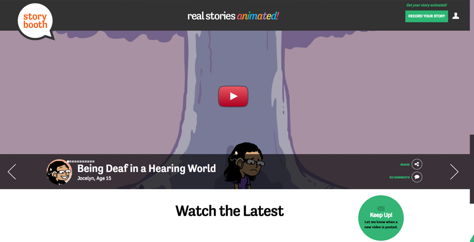 Webby Award Winner - storybooth