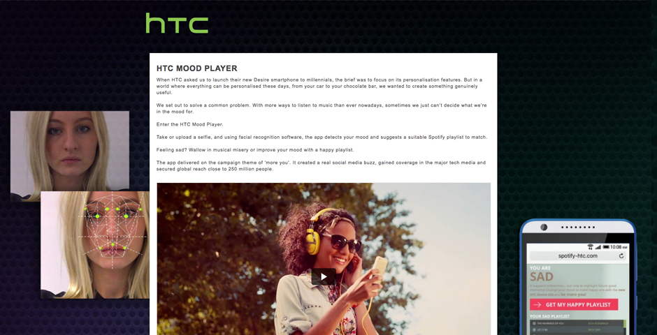 Honoree - HTC Mood Player