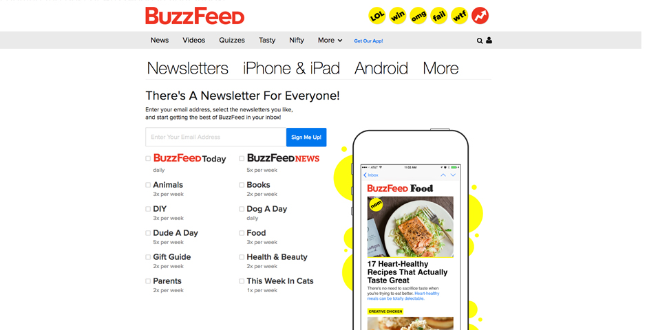 People's Voice - BuzzFeed’s Email Newsletters