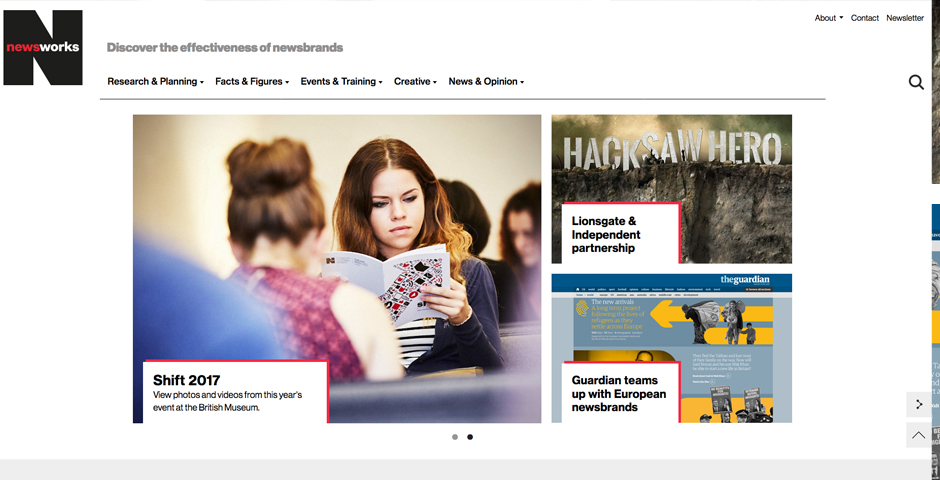 Honoree - Newsworks website