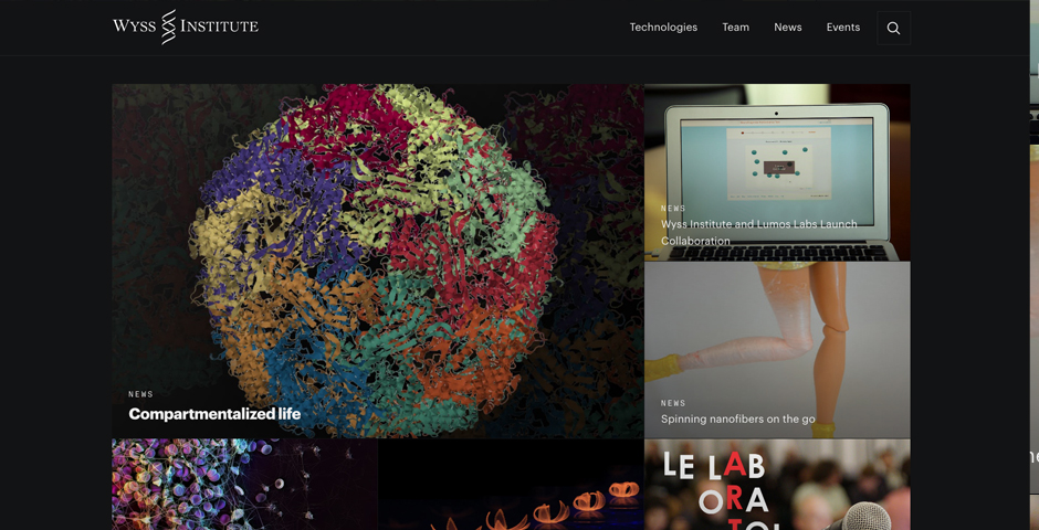 Webby Award Winner - Wyss Institute for Biologically Inspired Engineering at Harvard University