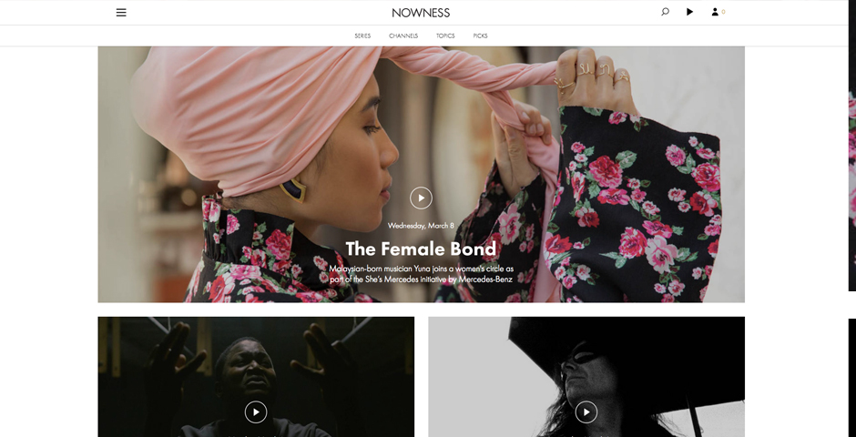 Webby Award Winner - NOWNESS