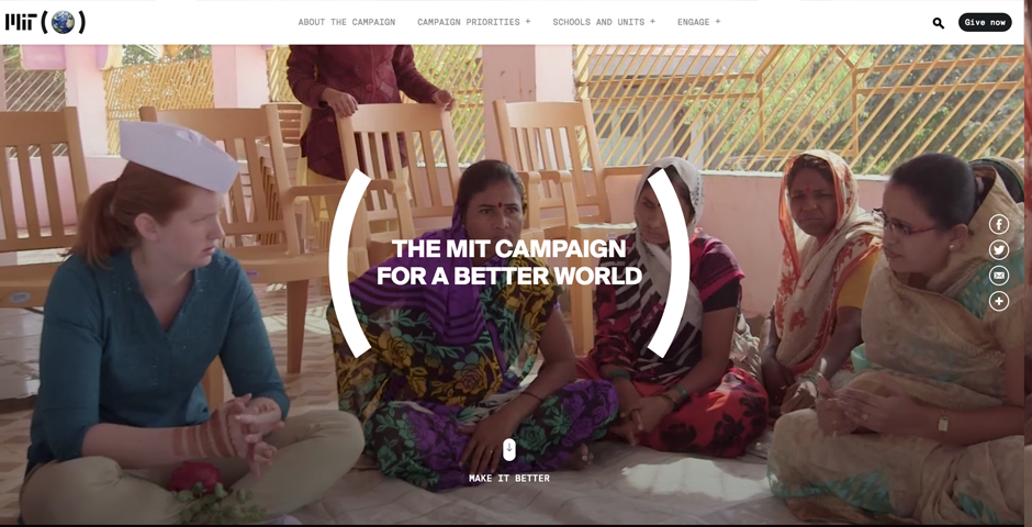 Honoree - MIT Campaign for a Better World Website