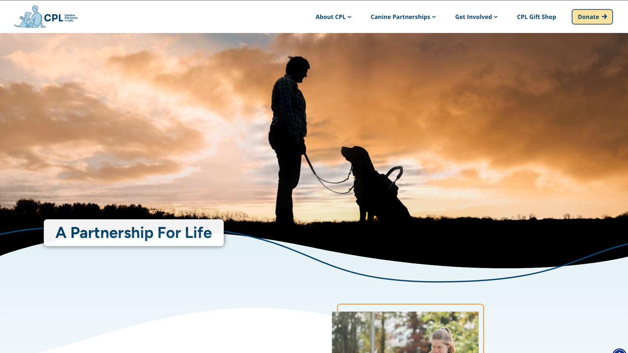 Canine Partners for Life Rebrand by First Ascent Design