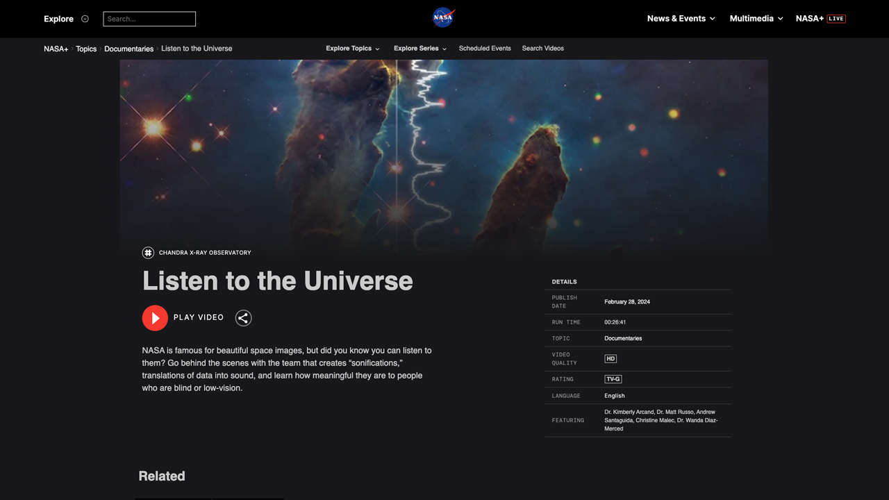 Listen to the Universe by NASA/CXC/SAO